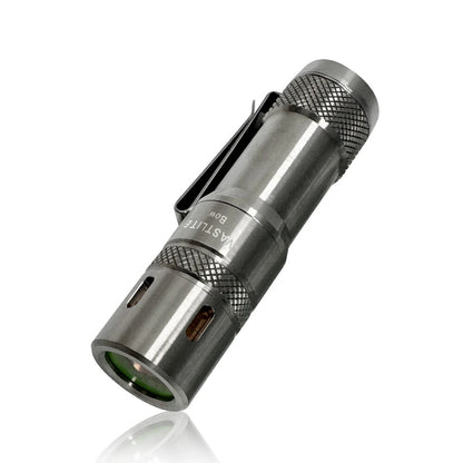 Vastlite BOW 750 Meters Compact EDC LEP Flashlight with 18350 Battery, 280LM Long Range Portable Powerful LEP Spotlight USB Rechargeable Thrower Flashlight