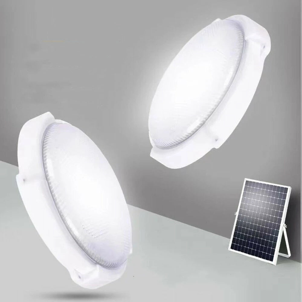 100/60W LED Solar Ceiling Light Pendant Light Outdoor Indoor Solar-Power Lamp With Line Corridor Light For Garden Decoration