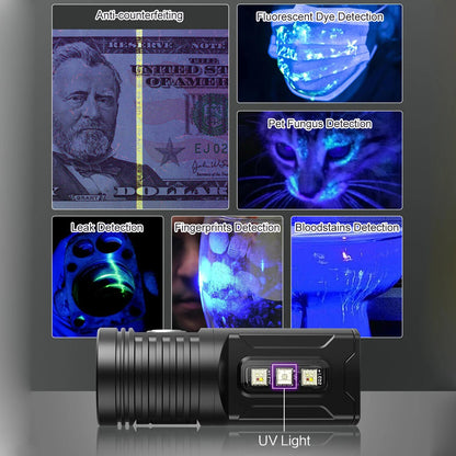 Lumintop GT NANO 5.0 1400LM EDC LED Flashlight with RGB UV Sidelight Come With 2pcs 10280 Battery USB TYPE-C Rechargeable Mini LED Torch Compact EDC Survival Tools