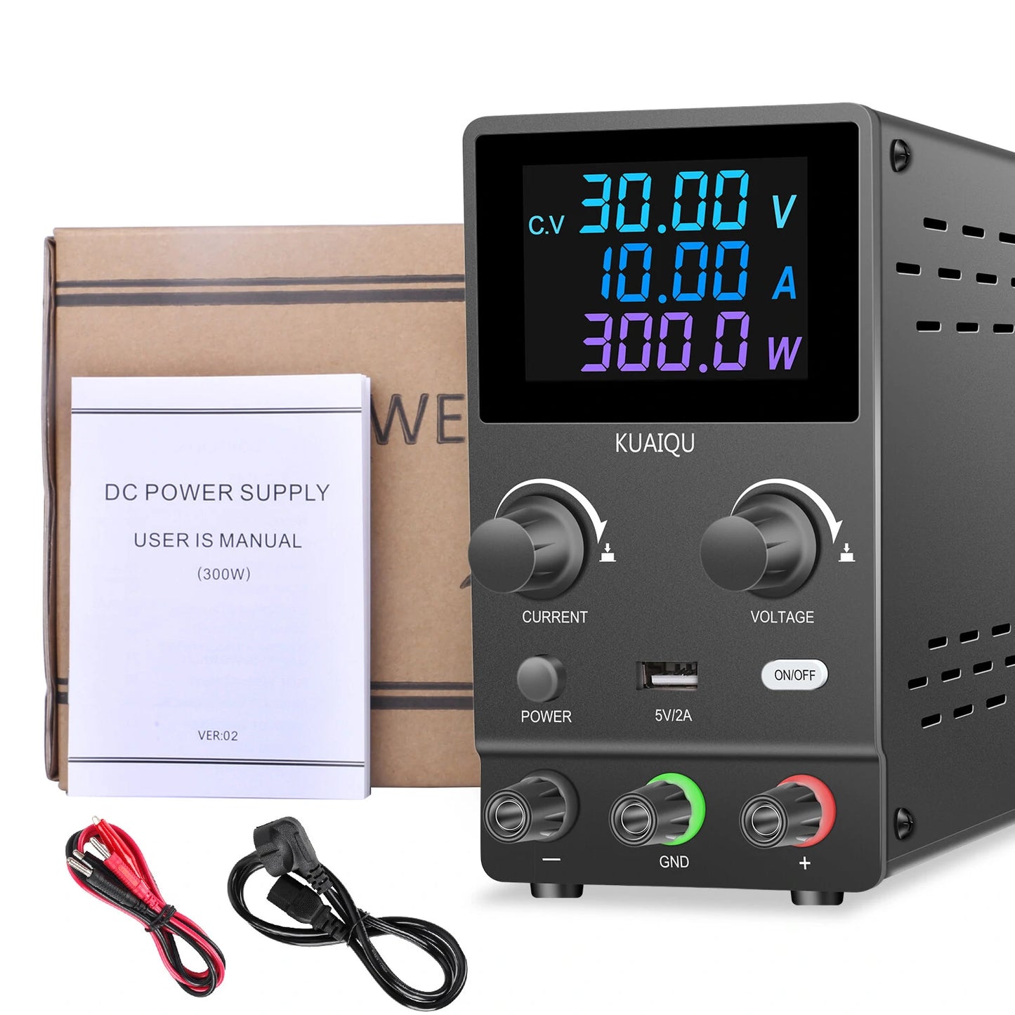 Nice-Power SPPS-B-D 3010 Adjustable Voltage Power Supply High Precision Portable Stable Operation 0-120V 0-10A with Efficient Cooling and Safety Fuse Ideal for Workshops and Laboratories