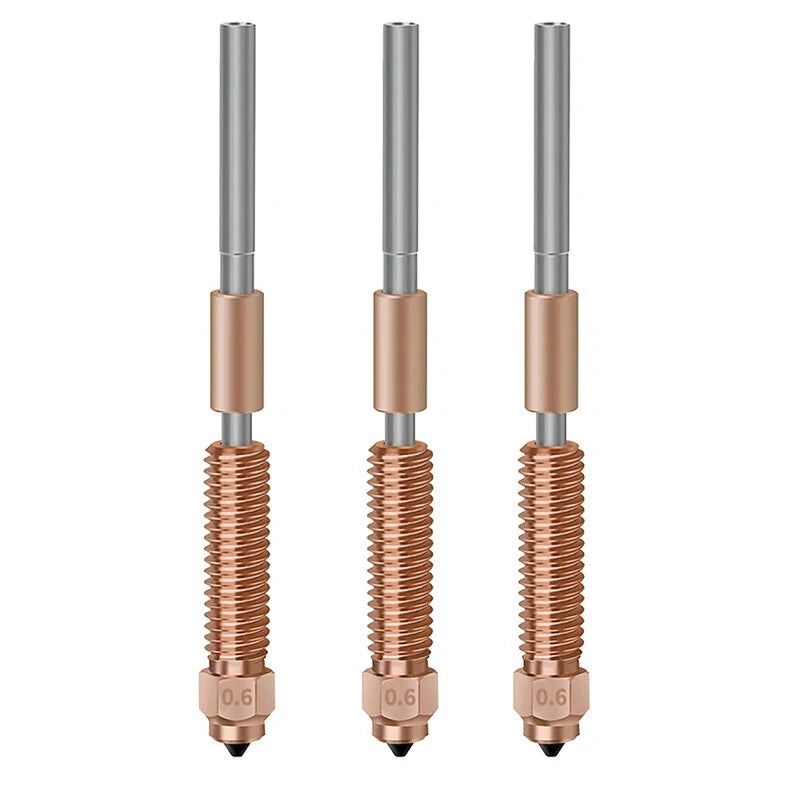 0.4/0.6/0.8mm K1C Nozzle All-in-one Copper Titanium Nozzles High Flow Upgraded K1C K1 Max Nozzle for Ender-3 V3 3D Printer