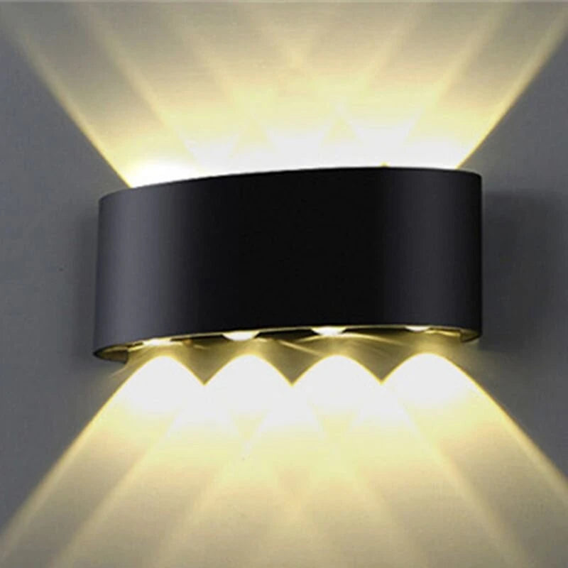Outdoor Garden Wall Lighting LED Waterproof Up Down AC85-265V Modern Lamp for Bedroom Living Room