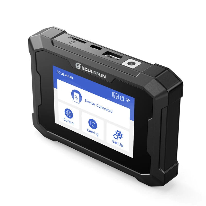 [EU Direct]SCULPFUN S9 Pro 10W Laser Engraving Machine Optional Bundle with TS1 3.5-inch Laser Engraver Touchscreen or RA Pro Max 4 in 1 Rotary Chuck Laser Engraver Y-axis Multi-Function Engraving Module  for DIY Engraving Cutting