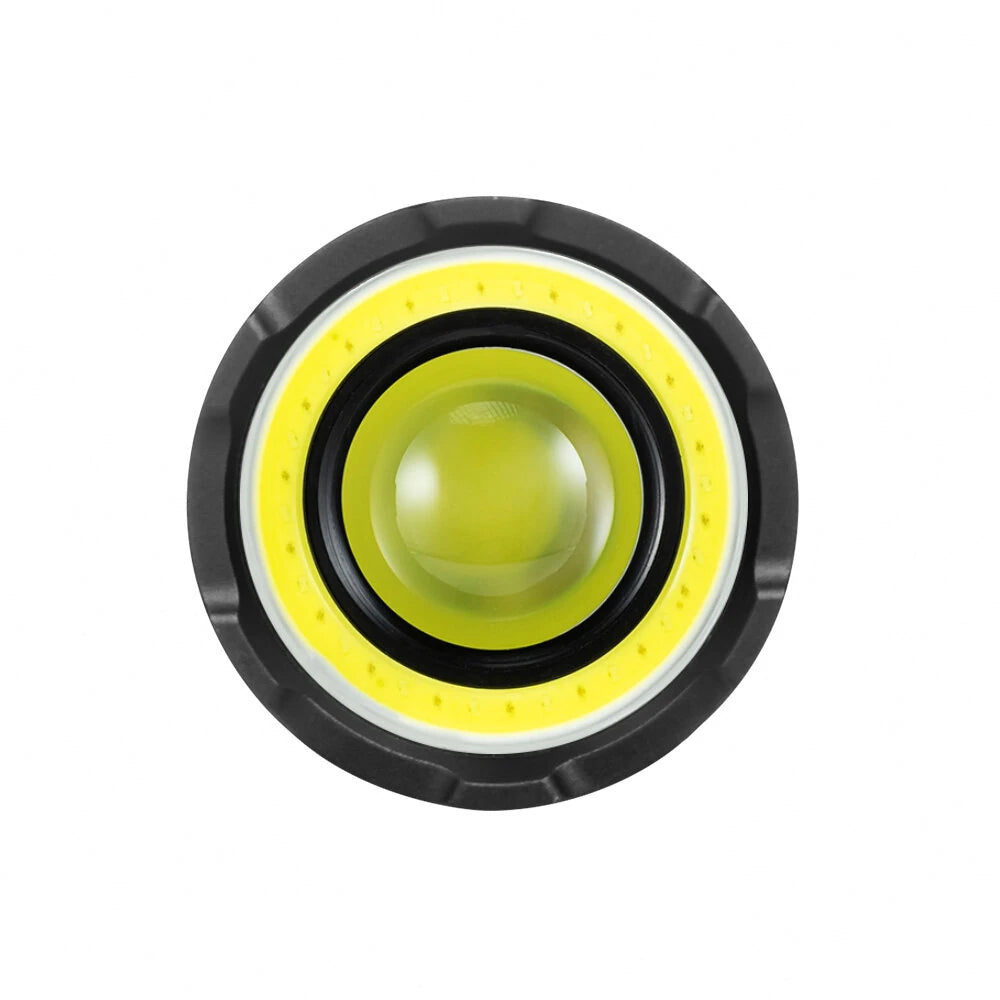 Lumintop W1 LED COB 700LM Multipurpose Flashlight With Spotlight Floodlight Red Light 300M Long Range Outdoor Camping Lantern EDC LED Torch Magnetic Tail Type C Rechargeable Portable Work Lamp