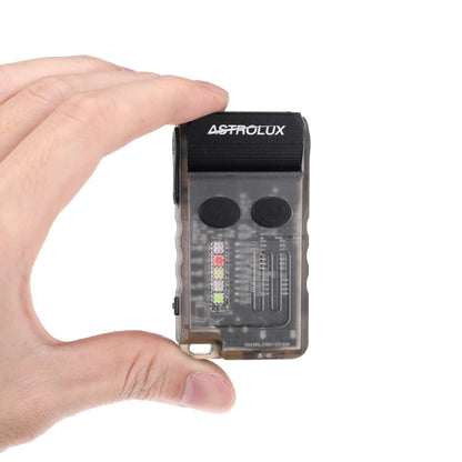 Astrolux E1 1000 Lumens EDC Keychain Flashlight with Sound Alarm RGB Light 1100mAh 180 Rotation Mini Tactical LED Floodlight Type-C USB Fast Chargring IP67 Powerful Work Lamp for Outdoor Protection, Walking, Running, Hiking and Camping