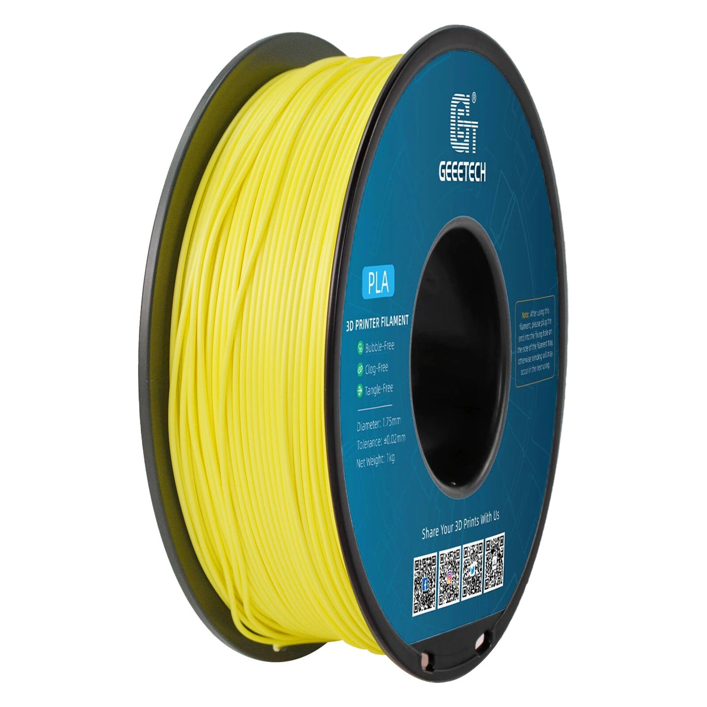 [EU/UK Direct]Geeetech PLA 3D Printing Filament 1.75mm 1KG/roll  for 3D Printing