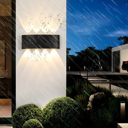 Outdoor Garden Wall Lighting LED Waterproof Up Down AC85-265V Modern Lamp for Bedroom Living Room