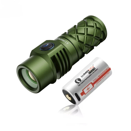 Lumintop THORMINI 700M Long Distance LEP Flashlight Aluminium Flashlight with 18350 Battery, 250 Lumens Long Shoot Beam Strong LEP Spotlight Portable Search Torch Outdoor Survival Tools