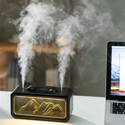 Tevorex Air Humidifier with Timer Essential Oil Diffuser with Night Lights Air Diffuser Humidifier for Large Bed Room Home Office