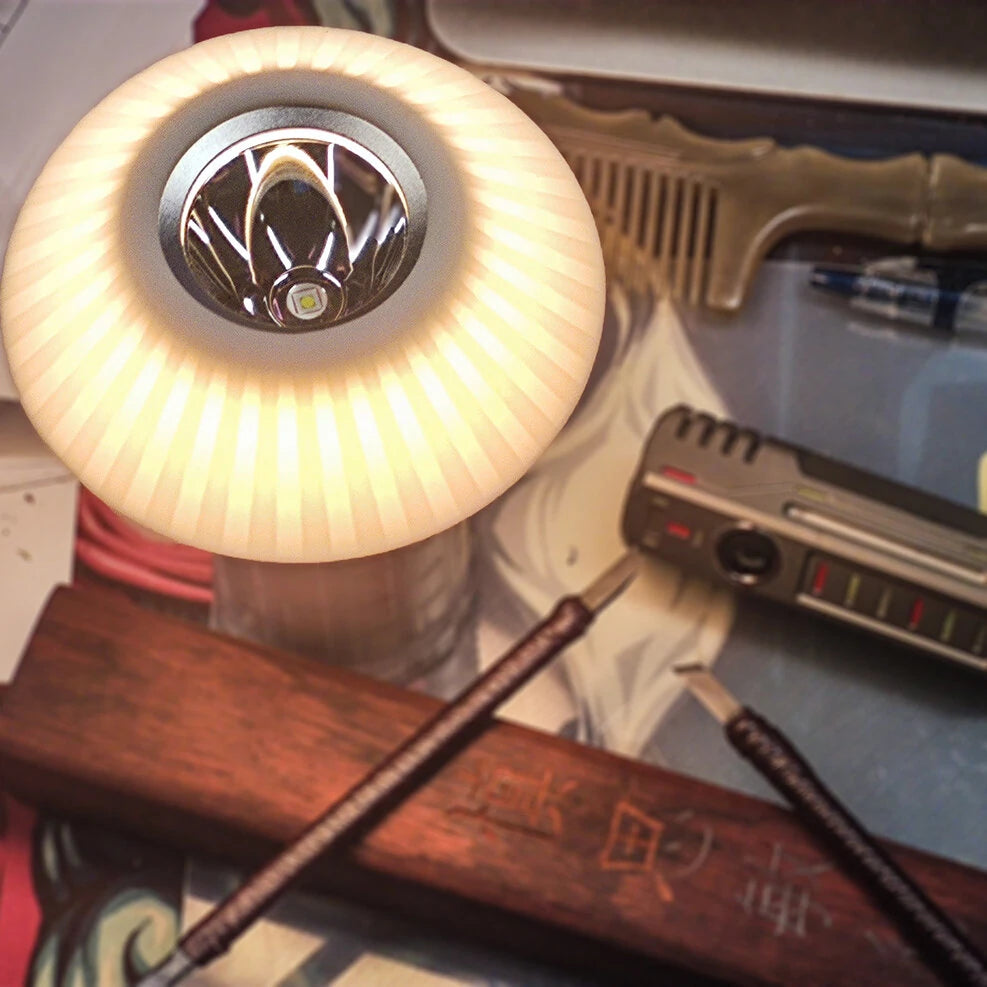 Lumintop Rainbow 2.0 LED+RGB Flashlight 3000LM 1000M 46950 32000mAh Battery USB-C Rechargeable Camping Flashlight