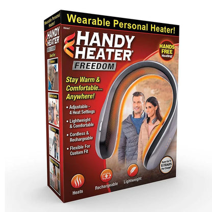 Portable Cordless Heater Neck Heater Personal Wearable Electric Heater 4-Speed Temperature Cordless Charging Personal Heater Outdoor Heater