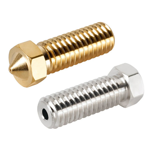 KINGROON E3D Volcano Hard Steel Nozzle Brass M6 Thread 3D Printer Hotend Volcano Nozzle