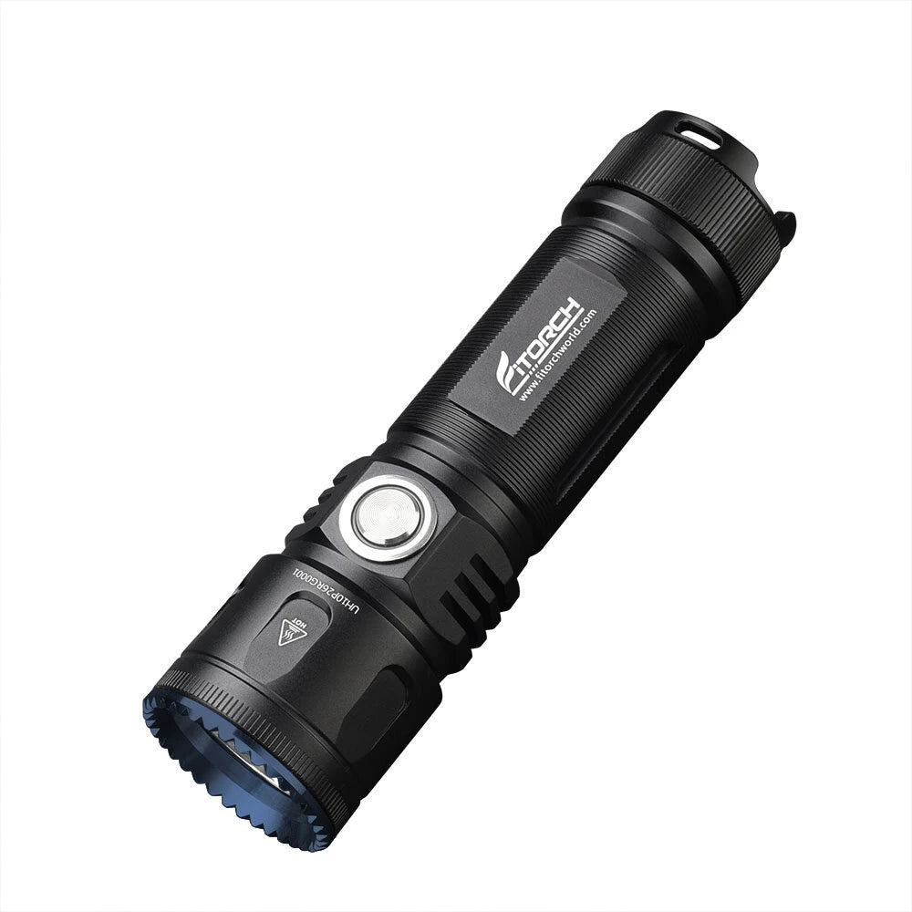 Fitorch P26GT 5000LM Ultra Bright 26650 Powerful Flashlight Type-C Rechargeable Multifunctional Strong LED Torch IPX8 Waterproof for Camping Hiking Outdoor Adventures
