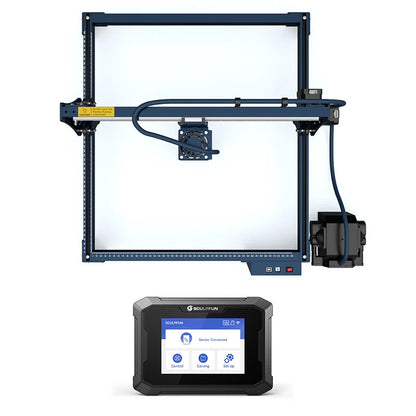 [EU Direct]SCULPFUN S30 Pro Max 20W Laser Engraver Cutter Optional Bundle with TS1 3.5 inch Control Terminal Touscreen or Laser Rotary Roller for DIY Engraving Cutting