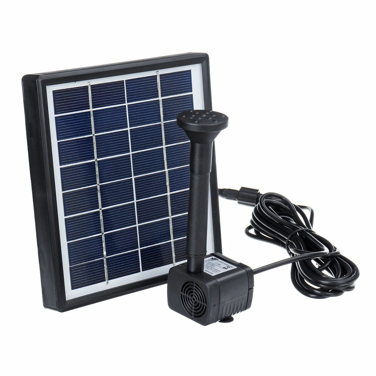 2W Solar Fountain Submersible Solar Water Pump Garden Fountain Submersible Pump with Suckers