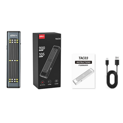 Portable LED+COB Work Light Powerful Magnetic Long-Range Type-C Rechargeable Emergency Outdoor Solar-Powered High Brightness Repair Warning Lamp