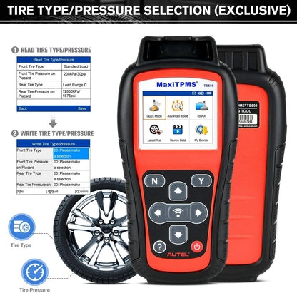 [EU Direct] Autel MaxiTPMS TS508WF TPMS Tool Sensor Progarmming/ Relearn/ Activate TPMS Reset Read/Clear TPMS DTCs