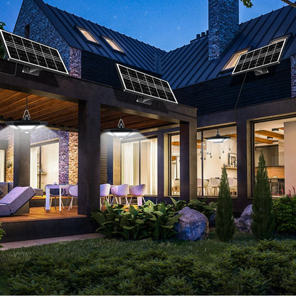 Solar Pendant Light Outdoor Indoor Split Remote Timing Dimmable Solar Lamp Foldable Sunlight Garage Garden Solar Shed Light