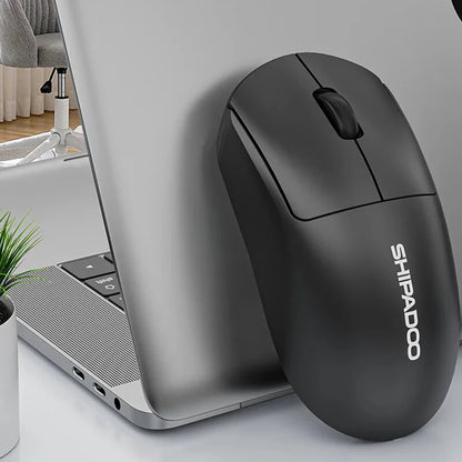 SHIPADOO W200 2.4G Wireless Mouse 1000DPI Ergonomics Laptop Tablet Desktop Gamer Mice Plug and Play