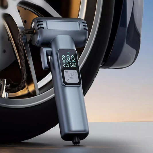 150 PSI Portable Car Inflator Pump Cordless Car Air Pump Electric High Pressure Tire Inflator Built-in Pressure Gauge