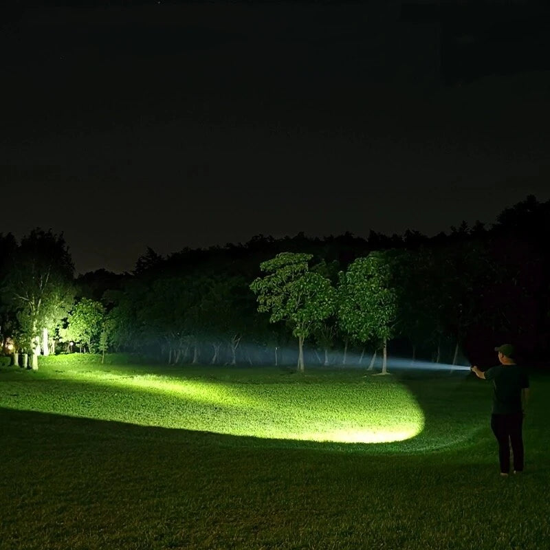 Astrolux FT03 Pro V2 SFT90X LED 6100LM 1411M High Lumen Thrower Flashlight USB-C Rechargeable Power by 26650 Battery Powerful LED Torch Upgraded High Performance Stepless Dimming LED Strong Search Light