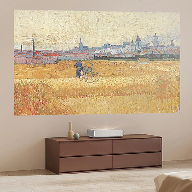 [EU Direct] XGIMI M1 UST Projector Ultra Short Throw 900 CVIA Lumens 4K Supported 0.21:1 Throw Ratio Auto Keystone 31W Speakers+15W Subwoofer Home Theater Smart Projector English Version