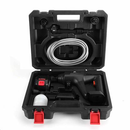 MUDIRO M-BW1 3500W Cordless Pressure Washer with 4.0Ah Batteries,220Bar 1.32 GPM Brushless Motor Portable Pressure Washer with 6 in 1 Nozzles, Power Washer for Cars, Fences, Driveways, Home, Patios