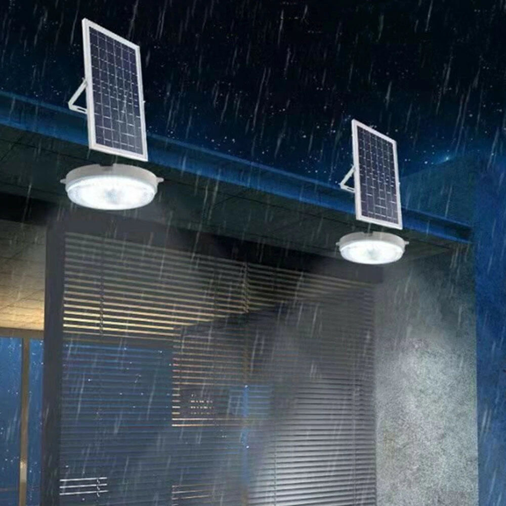 100/60W LED Solar Ceiling Light Pendant Light Outdoor Indoor Solar-Power Lamp With Line Corridor Light For Garden Decoration