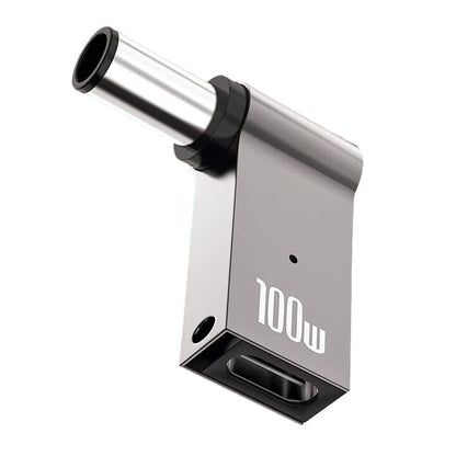 100W 5A Zinc Alloy PD Power Decoy Converter DC Male to Type-C Female Power Adapter for DELL Hasee HP Laptop Computer