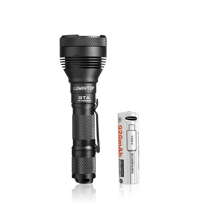 Lumintop GTA 585M EDC Thrower Flashlight 550LM Rechargeable Compact Mini LED Torch Portable Durability Outdoor Adventure Search Light With Long-lasting Battery