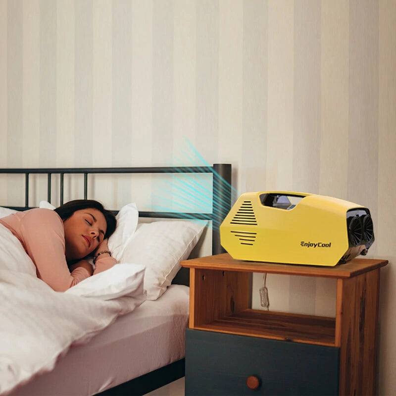 Enjoy Cool 2380BT Car Air Conditioner Small Mobile Mini Portable Air Conditioner for Outdoor Tent Camping Home
