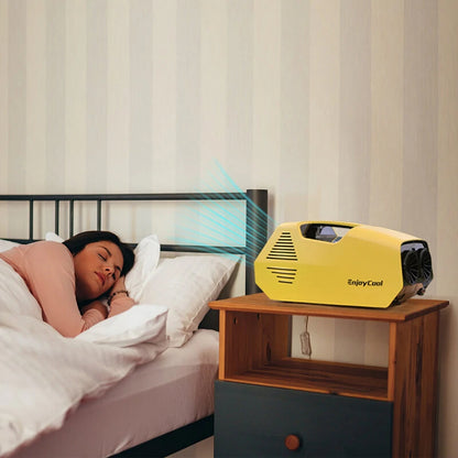 Enjoy Cool 2380BT Car Air Conditioner Small Mobile Mini Portable Air Conditioner for Outdoor Tent Camping Home