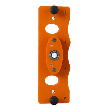 35mm Hinge Hole Drilling Guide Jig Cabinet Door Hinge Positioning and Punch Locator Woodworking Tool with Low Noise High-Speed Rotation Bearing