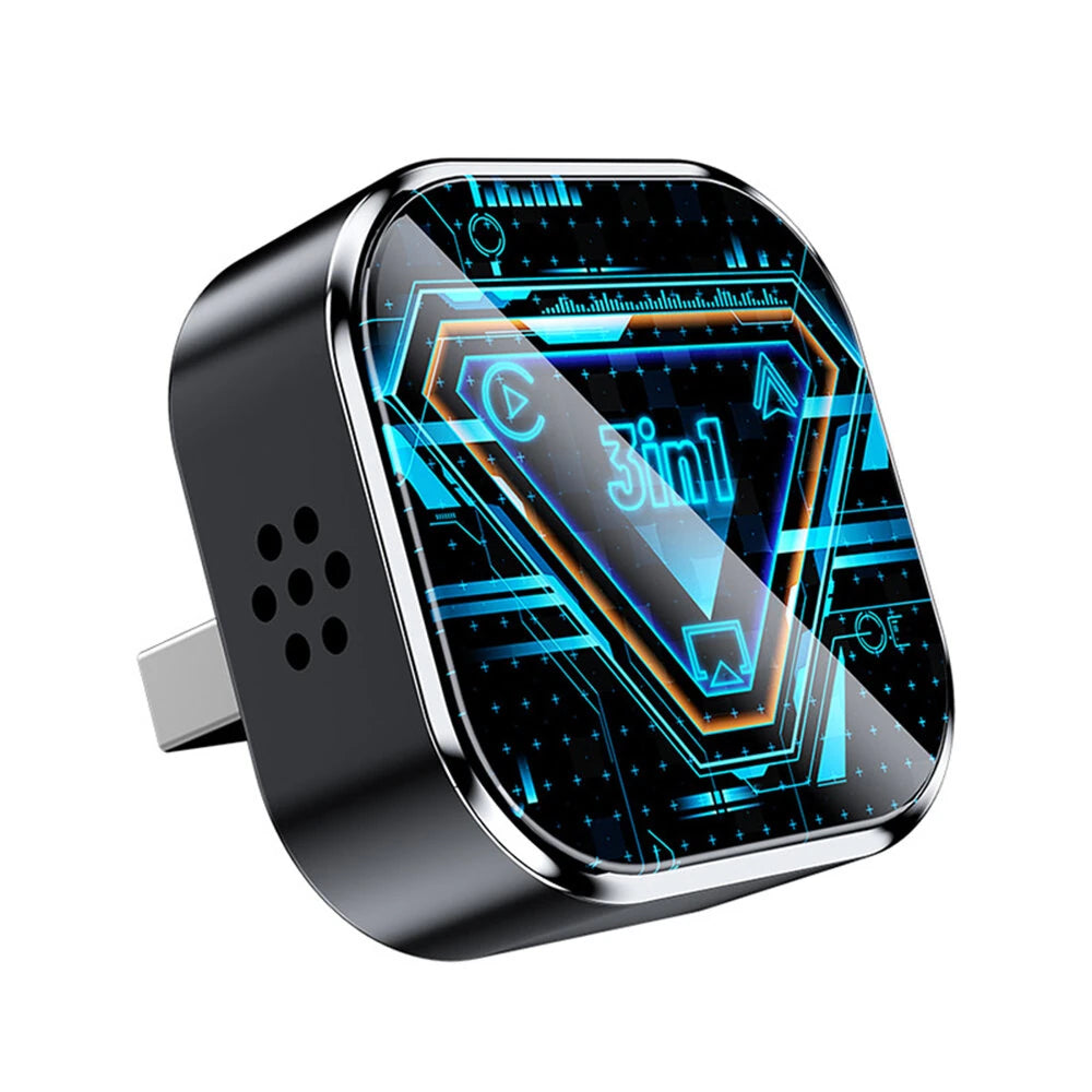 3In1 Car Wireless Carplay Adapter USB Dongle Plug And Play Wired To Wireless Smart Box