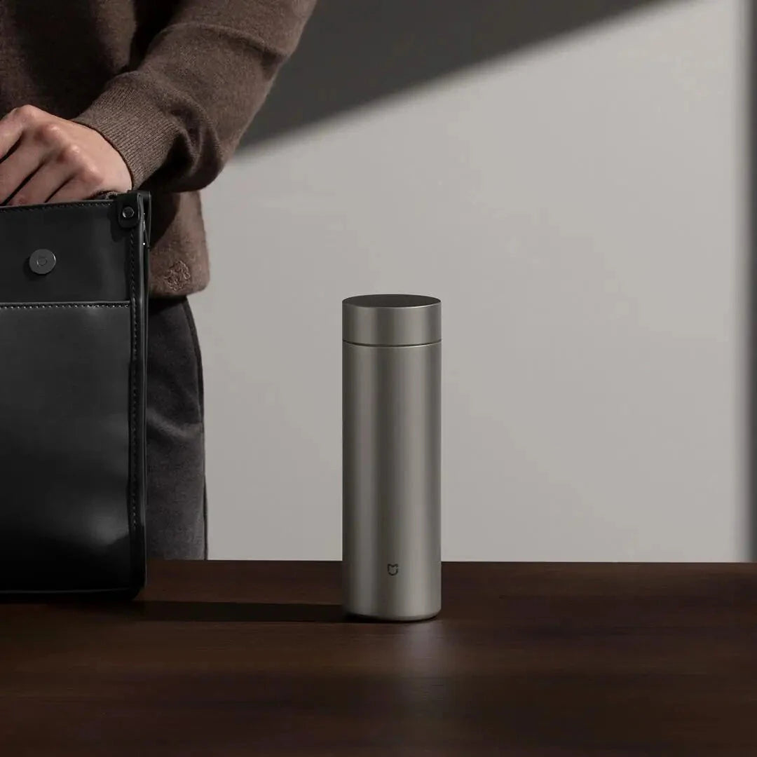 Xiaomi Mijia Insulation Cup Ti2/ 480ml Ti TA1 Pure Titanium Material Vacuum Insulation With Tea Filter 6Hour Heat Keeping Portable Bottle