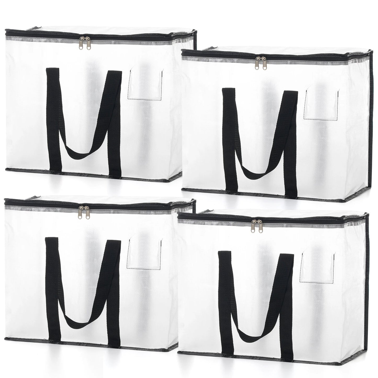 40L 4-Pack Storage Bag Organizer Set Space Saving Foldable Design Includes 38x24x8cm Packaging Lightweight