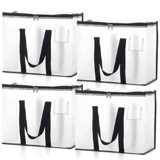 40L 4-Pack Storage Bag Organizer Set Space Saving Foldable Design Includes 38x24x8cm Packaging Lightweight