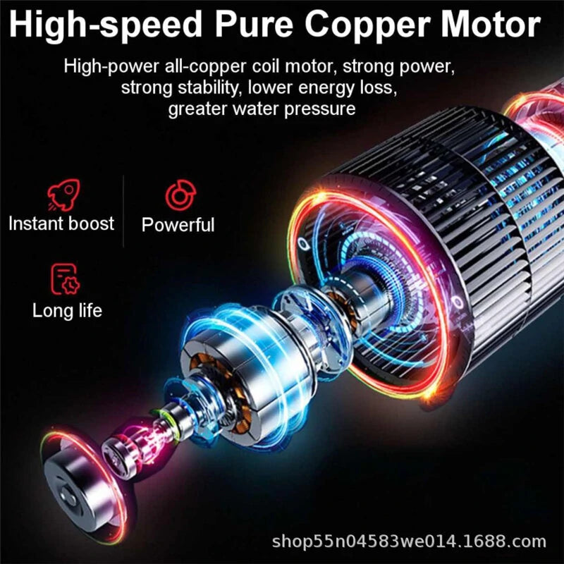 AUTSOME 240W Cordless Pressure Washer Wireless Car Water Pressure Washing Spray