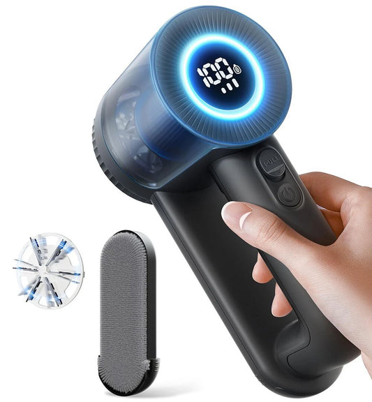 Tevorex Rechargeable Fabric Shaver, 2 in 1 Electric Lint Remover with Lint Brush, Fuzz Lint Shaver, Sweater Shaver to Remove Pilling, 3-Speeds Lint Shaver Fabric Defuzzer for Clothes, Furniture