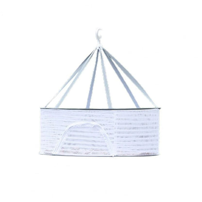 Folding Hanging Drying Rack Mesh Dryer with Zippers For Shrimp Fish Fruit Vegetables Herb