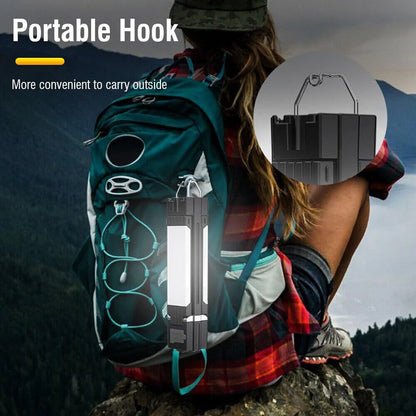 3000mAh Portable Camping Light Rechargeable LED Camping Lantern with 5 Light Modes Waterproof Camping Gear SOS Flashlights for Emergencies Travel