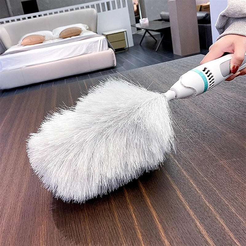 Electric Dusting Dusters for Cleaning, Rechargeable Automatic Feather Duster, Household Can Vacuum Sweep Dust Cleaning Duster