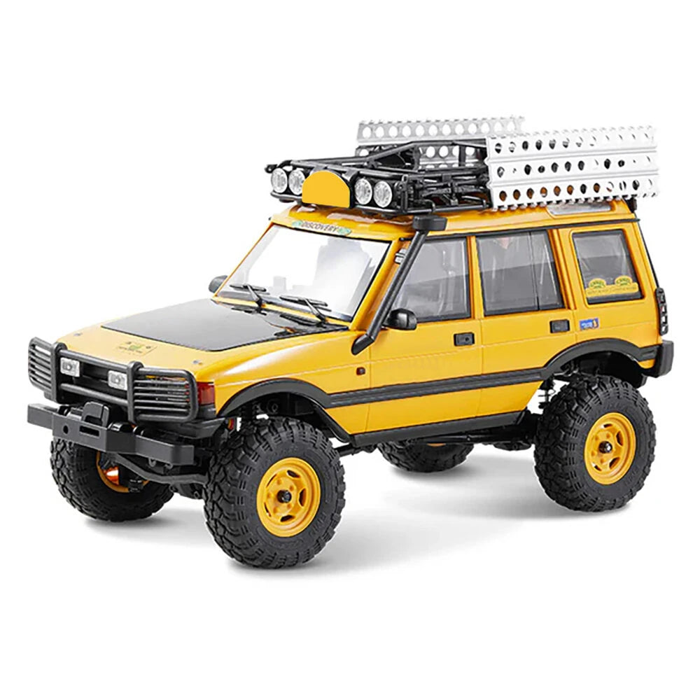FMS FCX24M RTR 1/24 2.4G 4WD RC Car for Land Rover Camel Trophy Edition Rock Crawler Off-Road Climbing Truck Two Speed LED Lights Vehicles Models Oil Filled Shocks Toys
