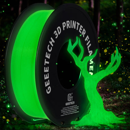 [EU Direct]Geeetech Glow PLA Green 1.75mm 1kg Glow in dark Green for 3D Printing Night Light Luminous Color 3D Printer Filament