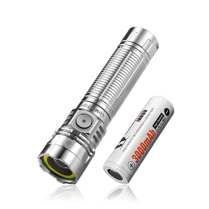 Lumintop W1 LED COB 700LM Multipurpose Flashlight With Spotlight Floodlight Red Light 300M Long Range Outdoor Camping Lantern EDC LED Torch Magnetic Tail Type C Rechargeable Portable Work Lamp