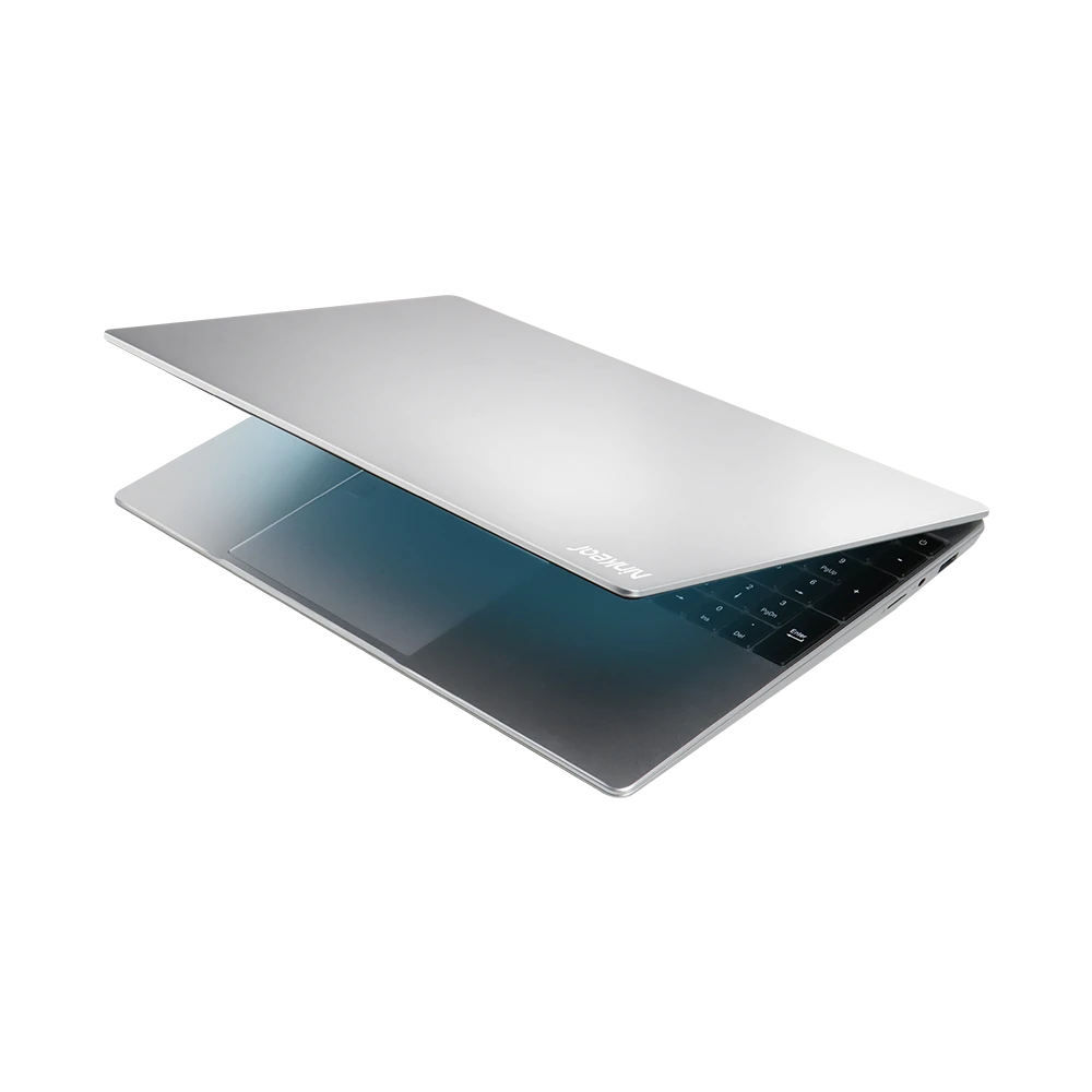 Ninkear N15 Air Laptop Intel Alder Lake-N N95 16GB RAM 512GB SSD 15.6 Inch FHD IPS Screen Fingerprint Unlock Backlit Keyboard 180 Viewing Angle 44.89WH Battery Narrow Bezel Notebook