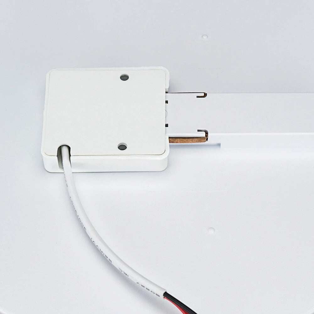 [EU Direct] Elfeland 48W Square LED Ceiling Lamp 4cm Thickness LED Panel Light AC85-265V Surface Mount Flush Panel Light Modern Down Lighting for Bedroom