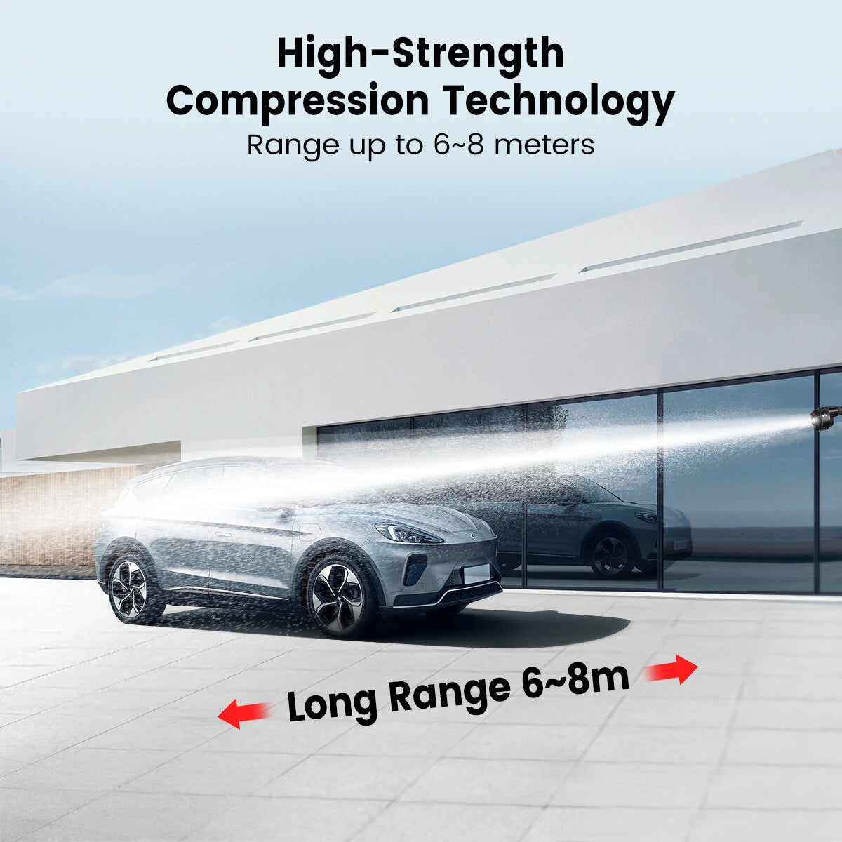 AUTSOME 6 In 1 Cordless Car High Pressure Car Washer Washing Cleaner Machine Water Spayer