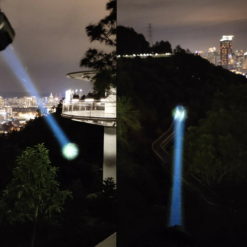 NEXTORCH L10 Max 1200M 400LM Long Shoot LEP Flashlight With 21700 Battery Moment Throw Strong Spotlight Type-C Rechargeable Search Light