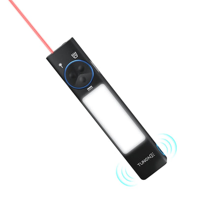 TUNENGE YC8001 800LM Flat LED Flashlight Type-C Rechargeable EDC Torch with Tail Magnet IP67 Waterproof Built-in1000 mAh Battery Lantern